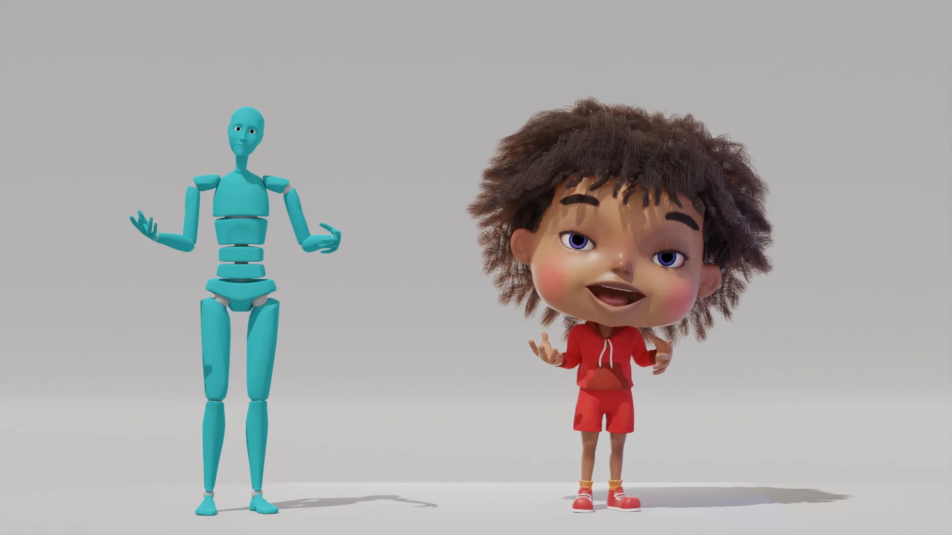 3D Character Design and motion capture